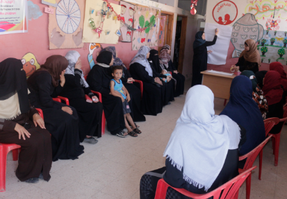 جمعية المرأة العاملة الفلسطينية للتنمية تتنفذ ورشة حول العنف الأسري 
